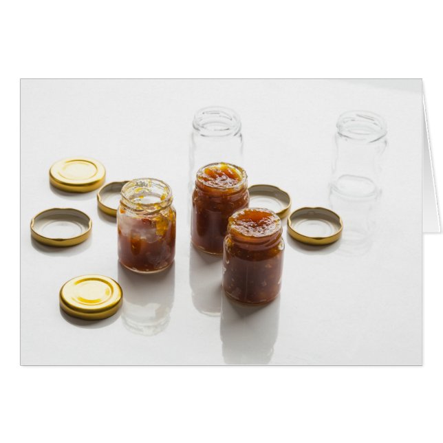 Ingrédients de chutney d'ananas et préparation (Devant horizontal)