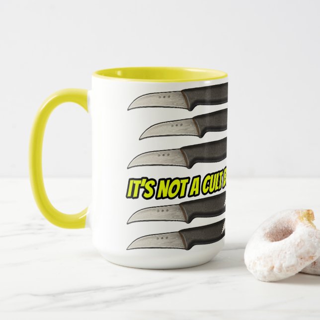 Ingroup-Outgroup Mug for Grown Men Arguing Online (Avec donut)