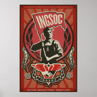 INGSOC 1984 Poster de propagande