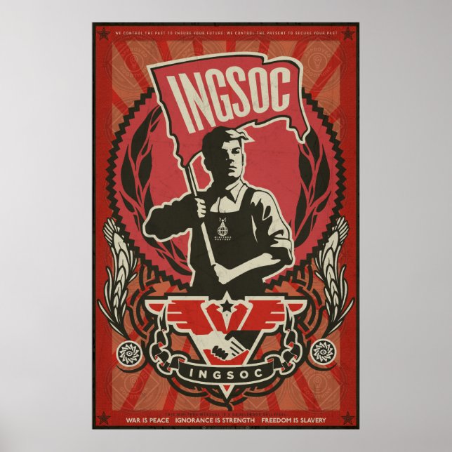 INGSOC 1984 Poster de propagande (Devant)
