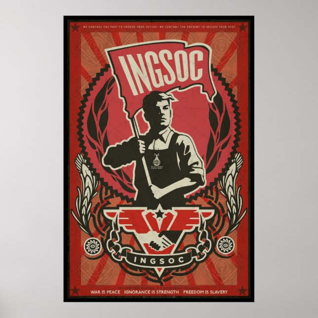 INGSOC 1984 Poster de propagande (Devant)