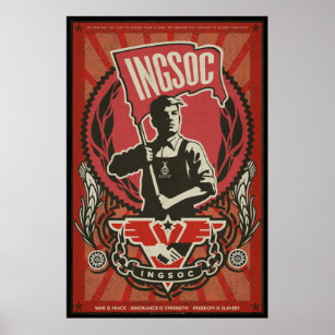 INGSOC 1984 Poster de propagande