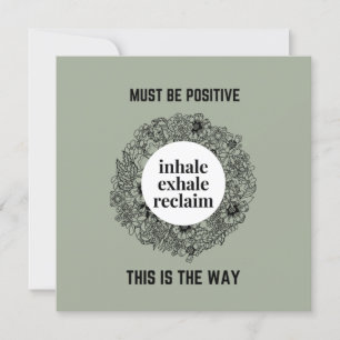 Inhale Exhale Reclaim   Doit être un aimant positi