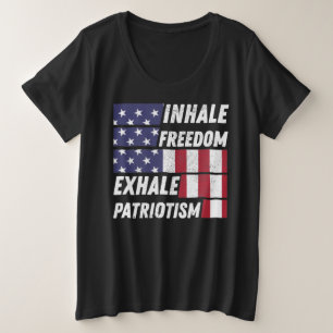 Inhale Freedom Exhale Patriotisme - Patriote dit