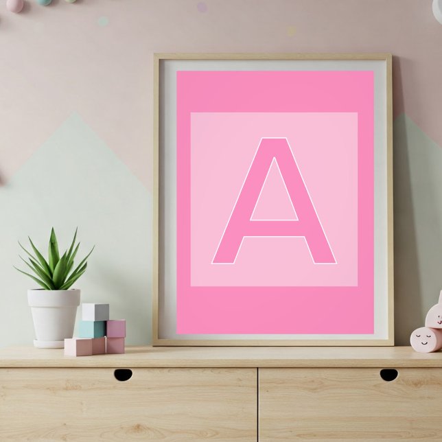 Initial poster letter, Nursery decoration (Créateur téléchargé)