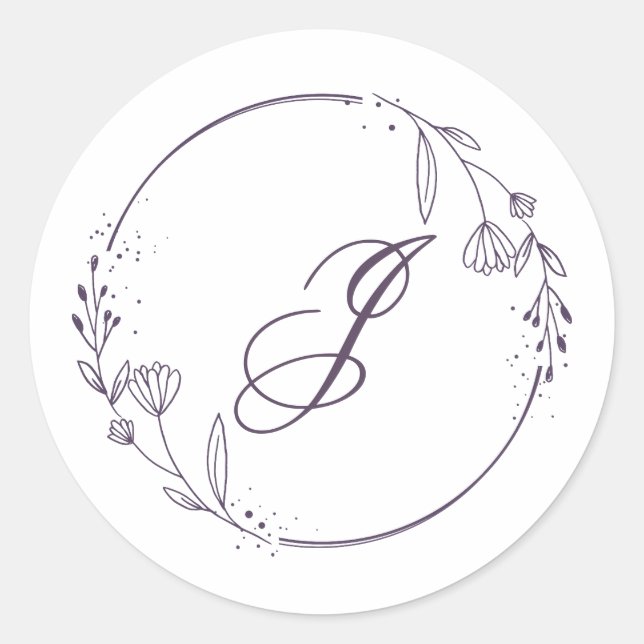 Initial Sticker (Devant)