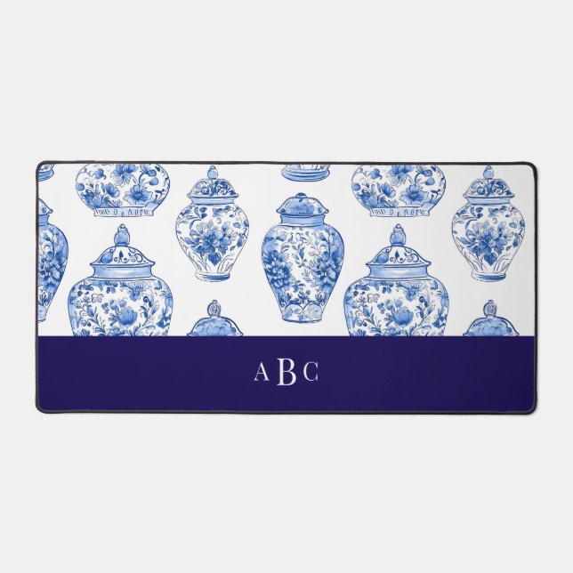 Initiale de monogramme Chinoiserie Floral Chine  (Recto)