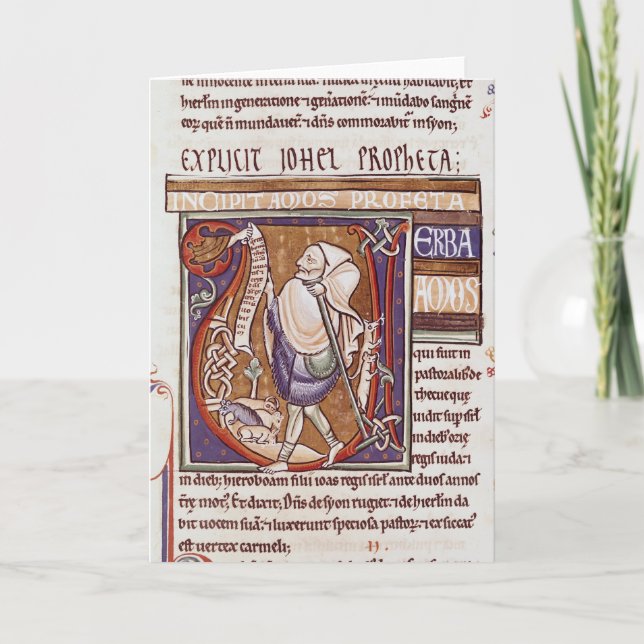 Initiale "V" de Historiated dépeignant des AMOs (Devant)