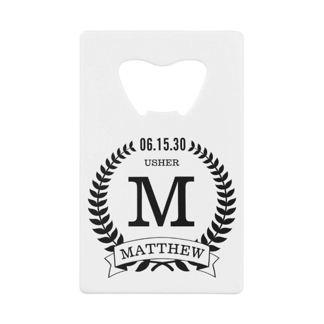 Initiales de l'ouvreur (Devant)