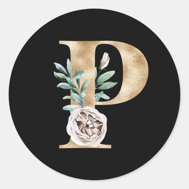 Initiales des vacances d'hiver autocollant lettre  (Devant)