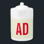 Initiales minimalistes modernes Monogramme rouge B<br><div class="desc">Design moderne minimaliste clair. Elles sont toutes simples,  attrayantes,  uniques.</div>