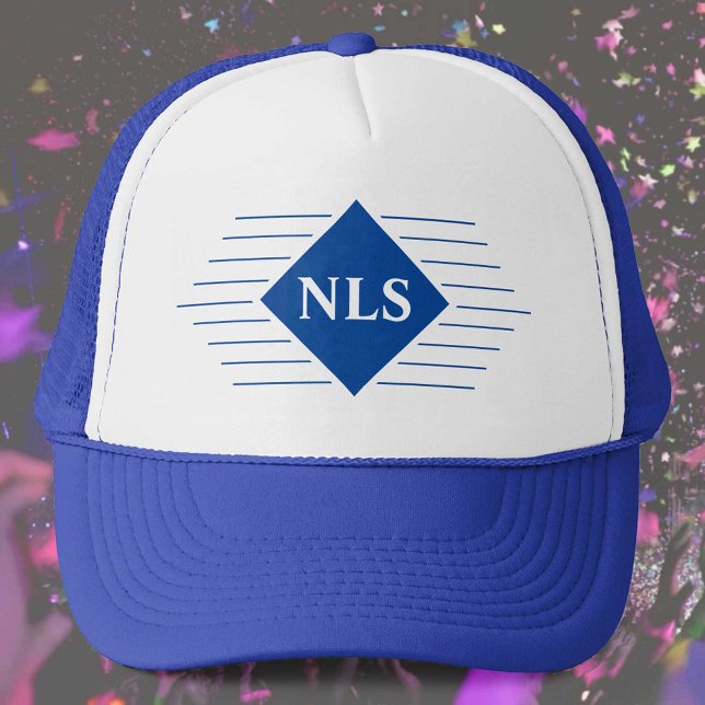 Initiales Monogramme sur une Casquette de Trucker (Créateur téléchargé)