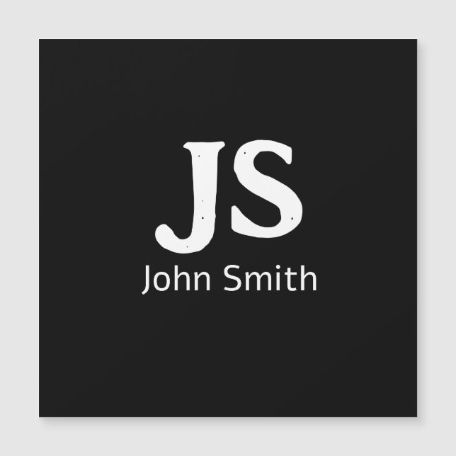 Initiales personnelles personnalisables (Devant)