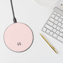 Initiales pour monogramme rose pour filles profess