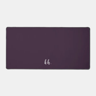 Initiales simples Élégant Script Cursif Pourpre fo