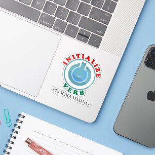Initialiser le verbe dans le sticker de programmat