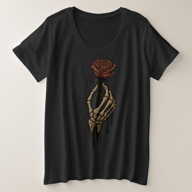 Inked Bones | glamour de rue d'Halloween (Design devant)