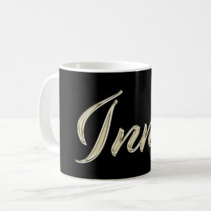 Inna white gold Handwriting Tasse de café