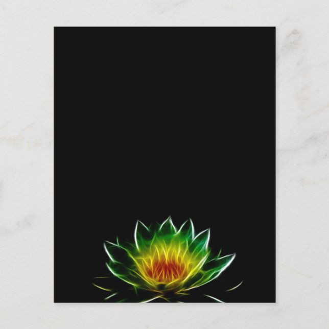 Inner Light l Lotus Art Abstrait (Devant)