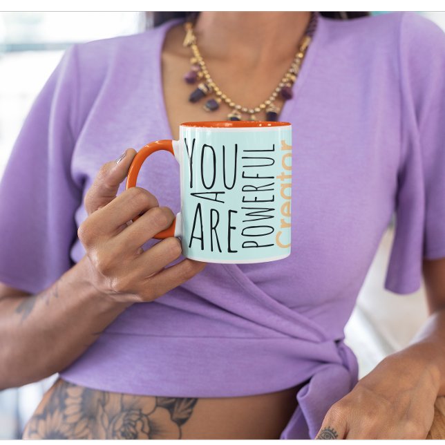inpiration rétro Mug (Your are a powerful creator mug)