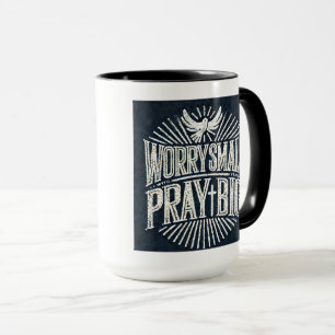 Inquiète Petite Prière Grosse Mug 15oz inspirée pa