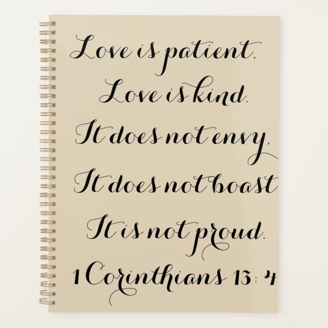 Inscribed Planner (Devant)