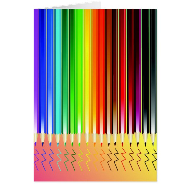 Inscription colorée de crayons (Devant)
