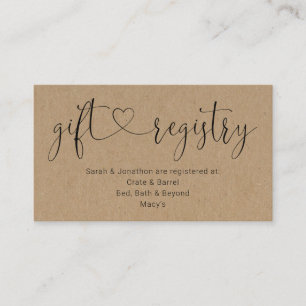 Inscription / Enveloppe pour invitation