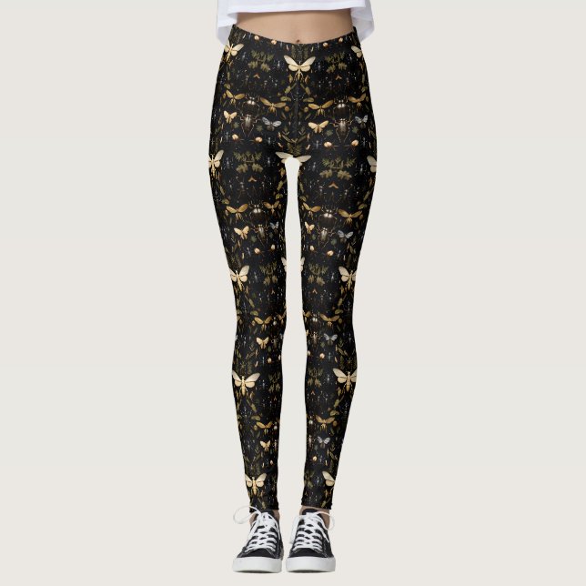 Insect Harmony Leggings - Nature's Elegance (Devant)