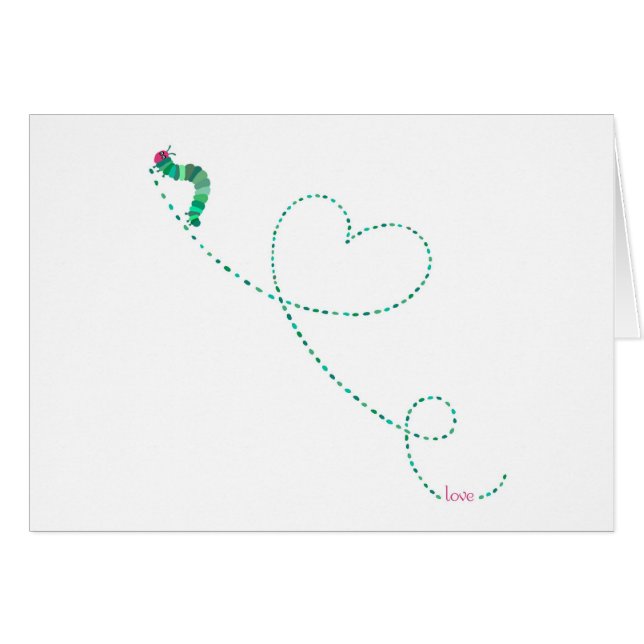 Insecte" Caterpillar "d'amour (Devant horizontal)