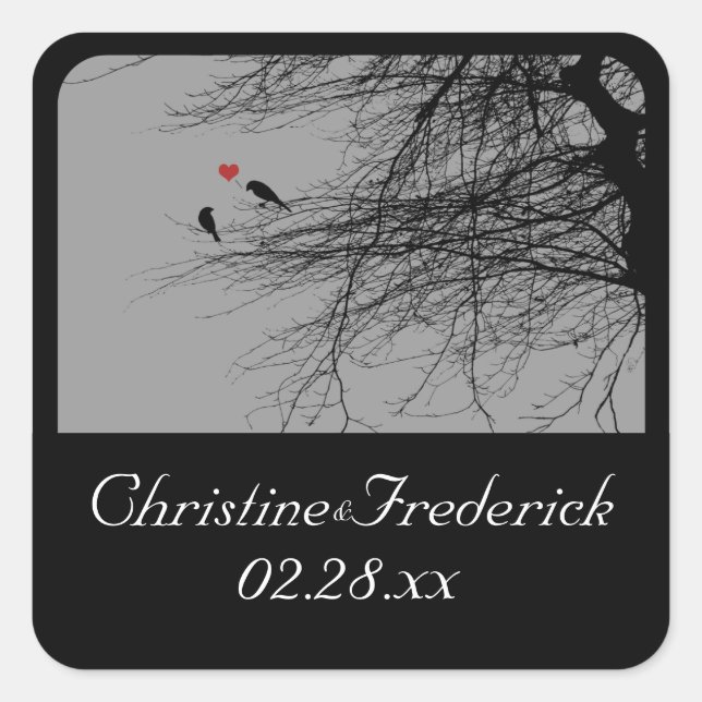 Inséparables, autocollants souvenirs (Devant)