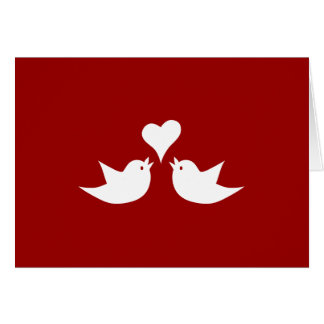 Inséparables avec le coeur épousant Enagement