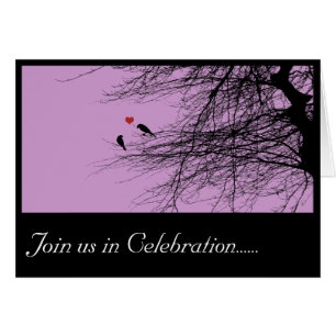 Inséparables, carte invitation.