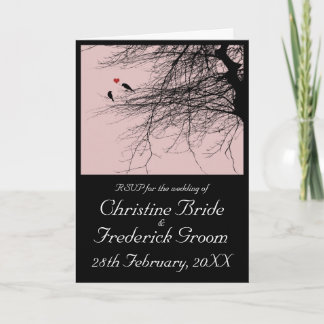 Inséparables, carte RSVP