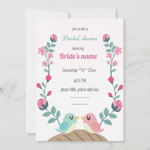 inséparables fleurs printanières nuptiale invitati