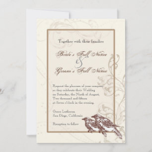 Inséparables 'n Lace - Mariage - Faire-part de mar