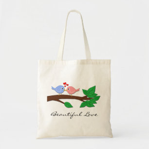 Inséparables sur une branche :: Beau sac fourre-to