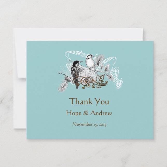 Inséparables Vintages RSVP et Cartes de Place (Devant)