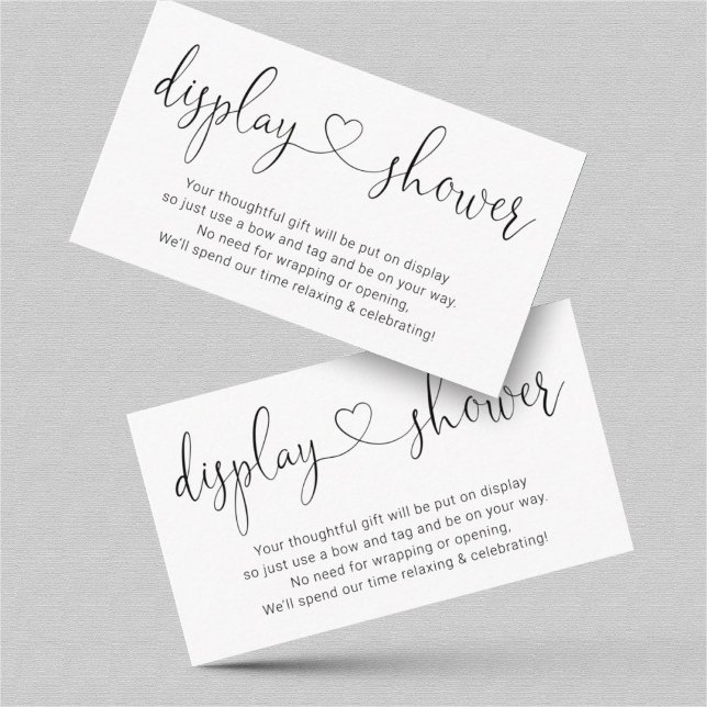 Insertion de douche d'affichage pour invitation -  (Créateur téléchargé)