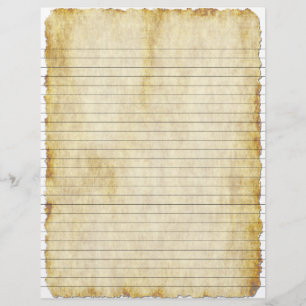 Insertion de recette vintage parchemin (Look)