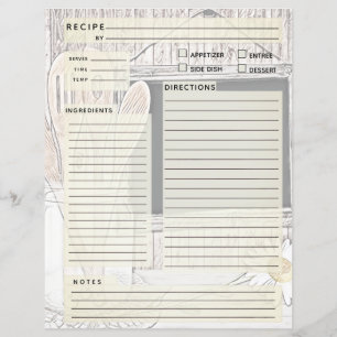 Insertion du Classeur de recette vintage