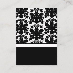 Insertions de carte Faire-part de mariage noir et