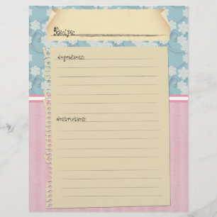 Insertions de Classeur de recette