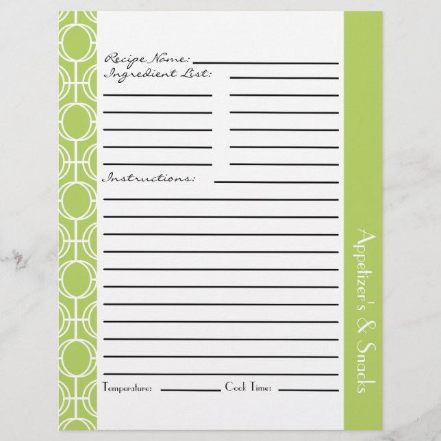 Insertions de recettes de anneaux d'éternité liés  (Devant)