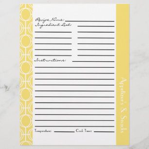 Inserts de recettes de anneaux d'éternité liés - C