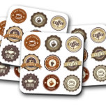 Insigne café vintage | Dessous de verre de liège à<br><div class="desc">Ajoutez une touche classique à votre espace café avec notre Dessous de verre de en liège à insigne de café Vintage. Doté d'un design élégant et d'un badge de café de l'ancienne école, cet ensemble saisit le charme des cafés traditionnels et de la culture du café intemporelle. Fabriqués en liège...</div>