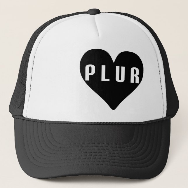 Insigne de casquette de camionneur de PLUR (Devant)