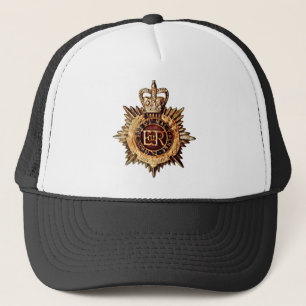 Insigne de casquette de policier britannique vinta