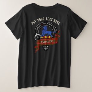 Insigne de clan Bruce personnalisé T-shirt adulte