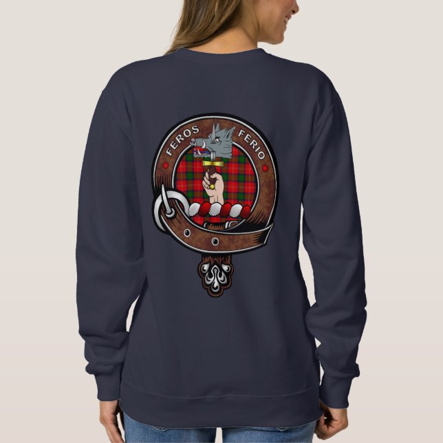 Insigne de clan de Chosholm & Sweatshirt de Tartan (Dos)